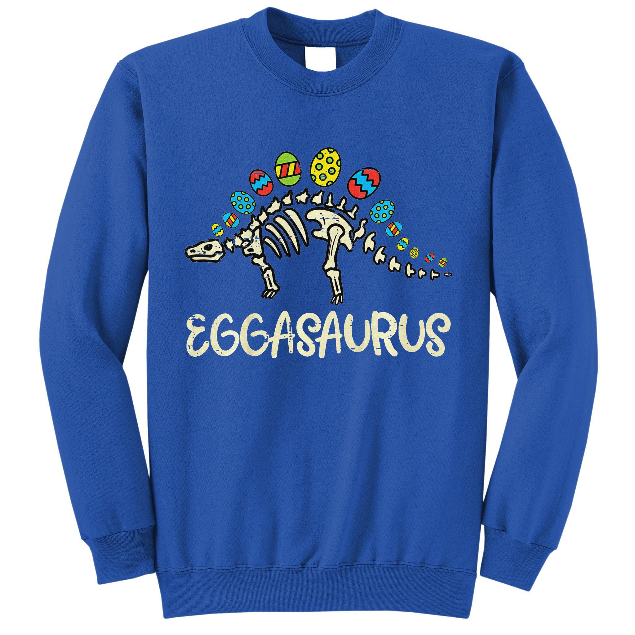 Eggasaurus Easter Stegosaurus Dinosaur  Tall Sweatshirt