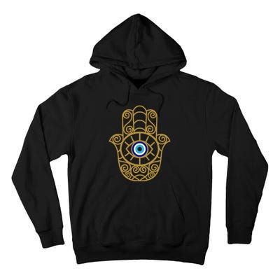 Evil Eye Spiritual Protection Third Eye Tall Hoodie