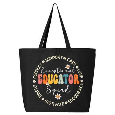 Exceptional Educator Squad Special Needs Education Teacher 25L Jumbo Tote