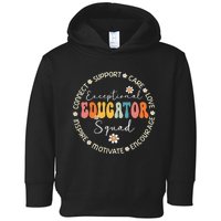 Exceptional Educator Squad Special Needs Education Teacher Toddler Hoodie