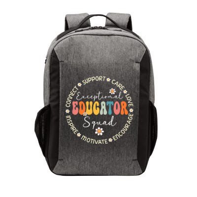 Exceptional Educator Squad Special Needs Education Teacher Vector Backpack