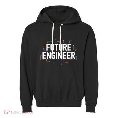 Electrical Engineering Shirts Circuit Kids Future Engineer Garment-Dyed Fleece Hoodie