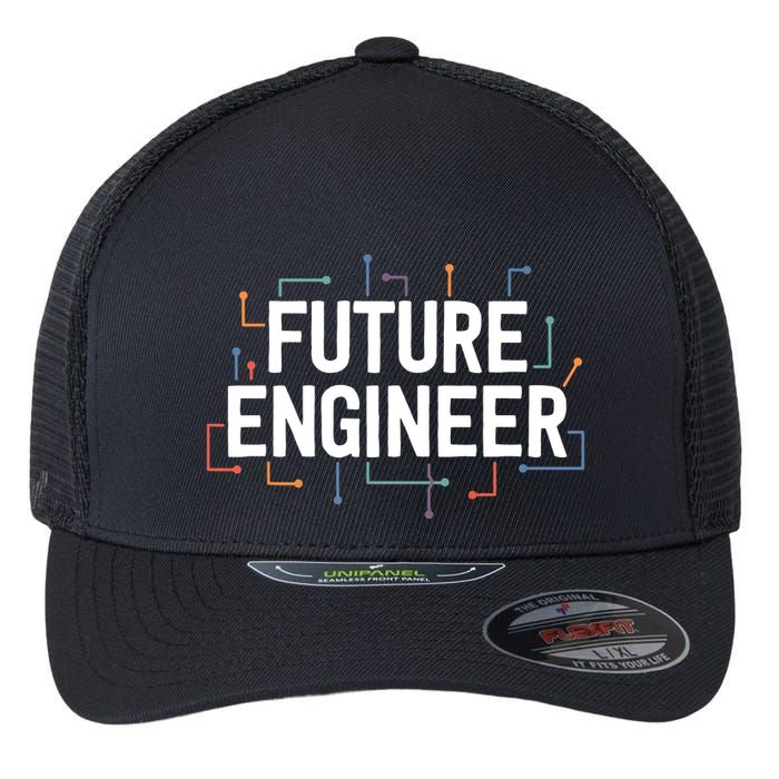 Electrical Engineering Shirts Circuit Kids Future Engineer Flexfit Unipanel Trucker Cap