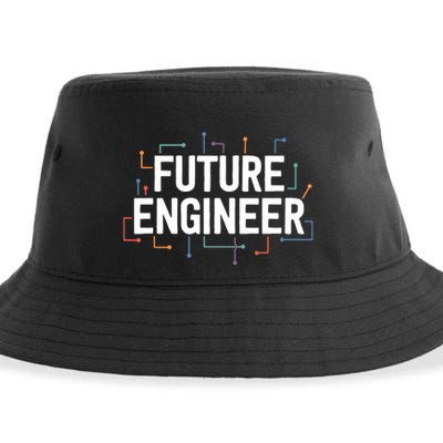 Electrical Engineering Shirts Circuit Kids Future Engineer Sustainable Bucket Hat