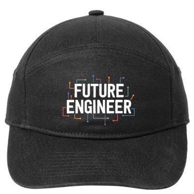 Electrical Engineering Shirts Circuit Kids Future Engineer 7-Panel Snapback Hat