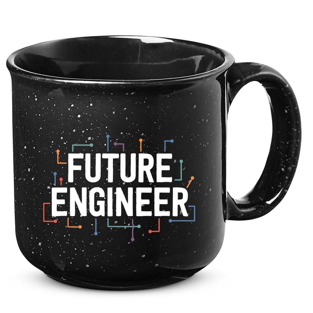 Electrical Engineering Shirts Circuit Kids Future Engineer 15oz Campfire Ceramic Mug