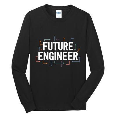 Electrical Engineering Shirts Circuit Kids Future Engineer Tall Long Sleeve T-Shirt
