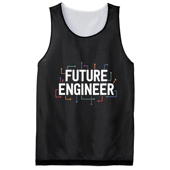 Electrical Engineering Shirts Circuit Kids Future Engineer Mesh Reversible Basketball Jersey Tank