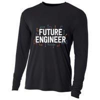 Electrical Engineering Shirts Circuit Kids Future Engineer Cooling Performance Long Sleeve Crew