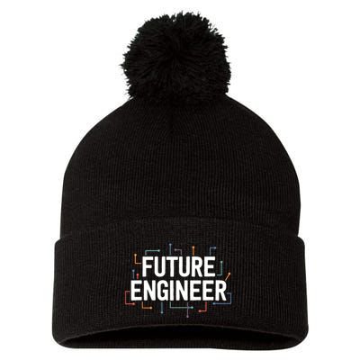 Electrical Engineering Shirts Circuit Kids Future Engineer Pom Pom 12in Knit Beanie