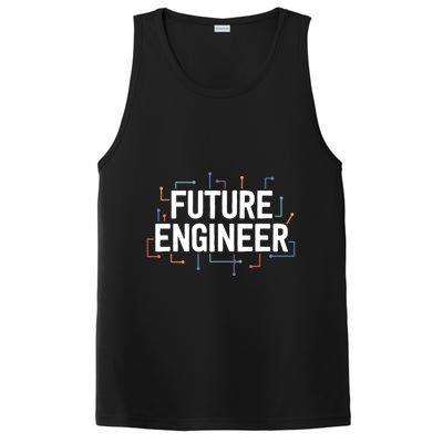 Electrical Engineering Shirts Circuit Kids Future Engineer PosiCharge Competitor Tank