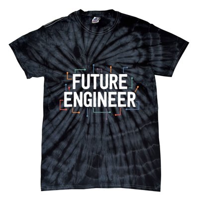 Electrical Engineering Shirts Circuit Kids Future Engineer Tie-Dye T-Shirt