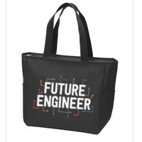 Electrical Engineering Shirts Circuit Kids Future Engineer Zip Tote Bag