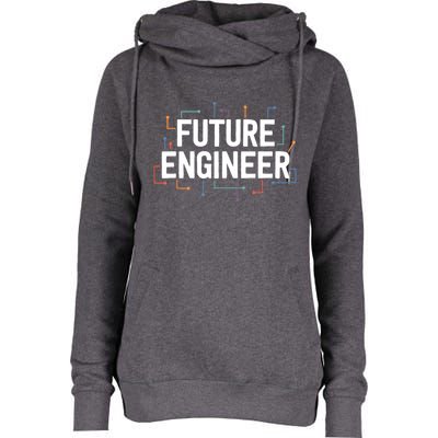 Electrical Engineering Shirts Circuit Kids Future Engineer Womens Funnel Neck Pullover Hood