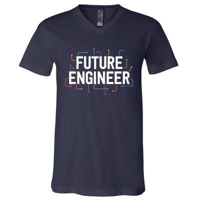 Electrical Engineering Shirts Circuit Kids Future Engineer V-Neck T-Shirt