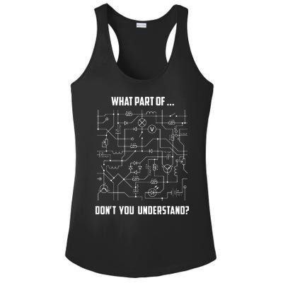 Electrical Engineering Shirts Electrical Engineer Gifts Men Ladies PosiCharge Competitor Racerback Tank