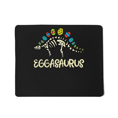 Eggasaurus Easter Stegosaurus Dinosaur Happy Easter Day Mousepad