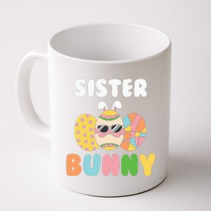 Easter Egg Sister Bunny Matching Family Easter Day Gift Coffee Mug