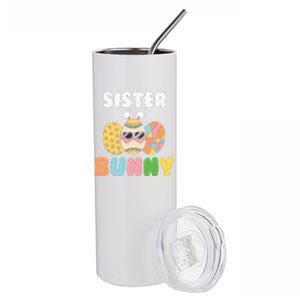 Easter Egg Sister Bunny Matching Family Easter Day Gift Stainless Steel Tumbler