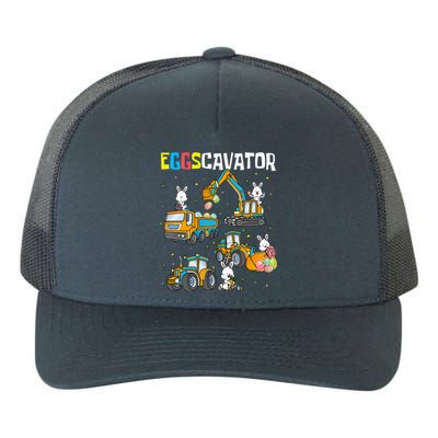 Eggscavator Easter S Construction Trucks Yupoong Adult 5-Panel Trucker Hat