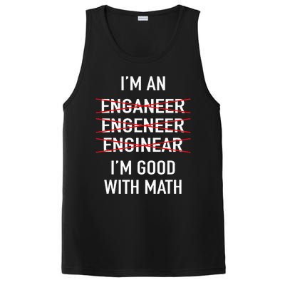 Engineer Engineering Student Funny IM Good At Math PosiCharge Competitor Tank