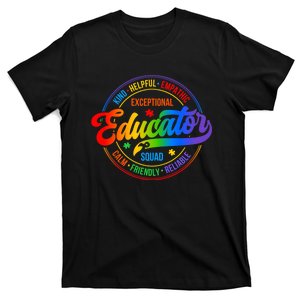 Exceptional Educator Squad Special Education Teacher Autism T-Shirt