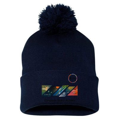 Esa European Space Agency This Is Esa’S Mission Pom Pom 12in Knit Beanie