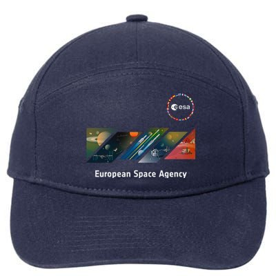 Esa European Space Agency This Is Esa’S Mission 7-Panel Snapback Hat