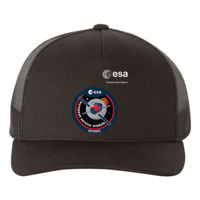 Esa European Space Agency Mission Esm Artemis Patch Yupoong Adult 5-Panel Trucker Hat