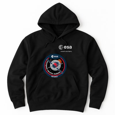 Esa European Space Agency Mission Esm Artemis Patch Hoodie