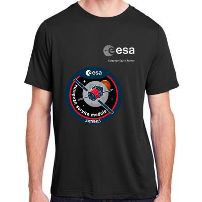 Esa European Space Agency Mission Esm Artemis Patch Adult ChromaSoft Performance T-Shirt