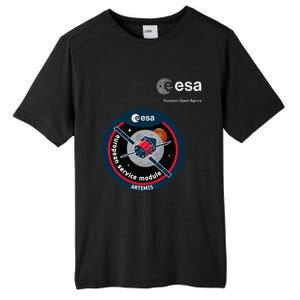 Esa European Space Agency Mission Esm Artemis Patch Tall Fusion ChromaSoft Performance T-Shirt