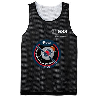 Esa European Space Agency Mission Esm Artemis Patch Mesh Reversible Basketball Jersey Tank