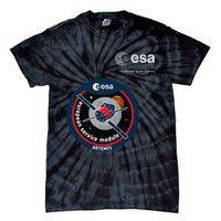 Esa European Space Agency Mission Esm Artemis Patch Tie-Dye T-Shirt