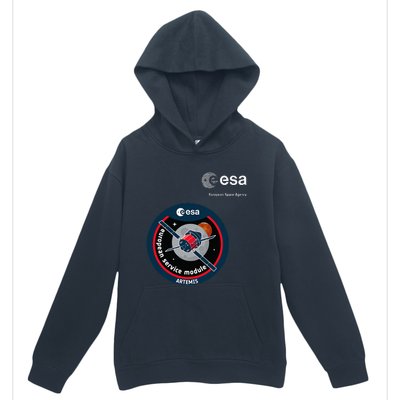 Esa European Space Agency Mission Esm Artemis Patch Urban Pullover Hoodie