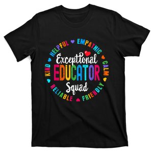 Exceptional Educator Squad Special Education Teacher Autism T-Shirt