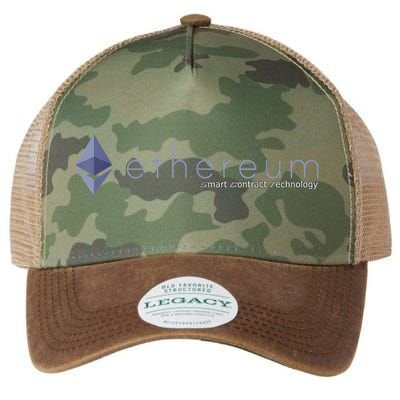 Ethereum ETH Smart Contract Technology Legacy Tie Dye Trucker Hat