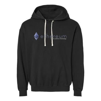 Ethereum ETH Smart Contract Technology Garment-Dyed Fleece Hoodie