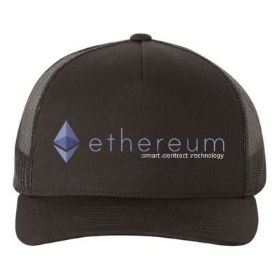 Ethereum ETH Smart Contract Technology Yupoong Adult 5-Panel Trucker Hat