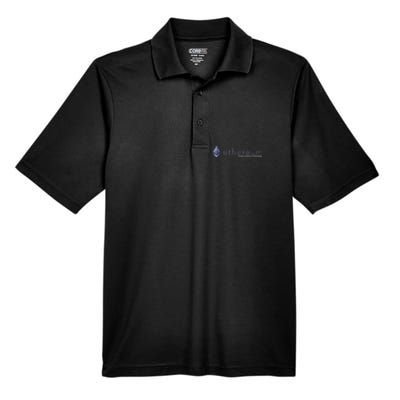 Ethereum ETH Smart Contract Technology Men's Origin Performance Piqué Polo