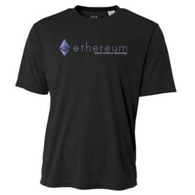 Ethereum ETH Smart Contract Technology Cooling Performance Crew T-Shirt