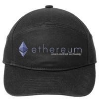 Ethereum ETH Smart Contract Technology 7-Panel Snapback Hat