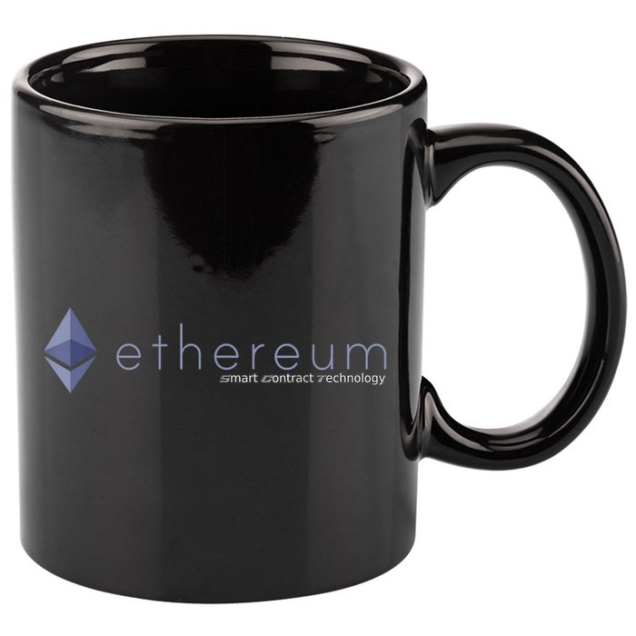 Ethereum ETH Smart Contract Technology 11oz C Handle Ceramic Mug
