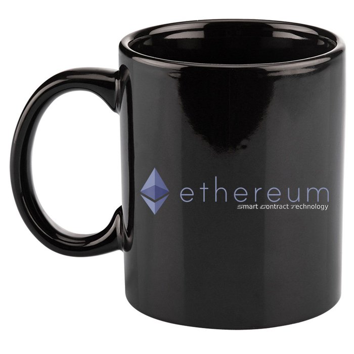 Ethereum ETH Smart Contract Technology 11oz C Handle Ceramic Mug