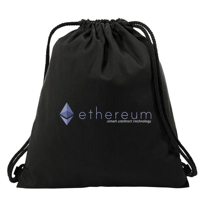 Ethereum ETH Smart Contract Technology Drawstring Bag