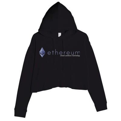 Ethereum ETH Smart Contract Technology Crop Fleece Hoodie