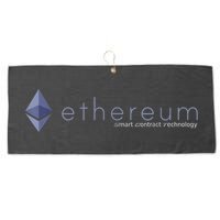 Ethereum ETH Smart Contract Technology Large Microfiber Waffle Golf Towel
