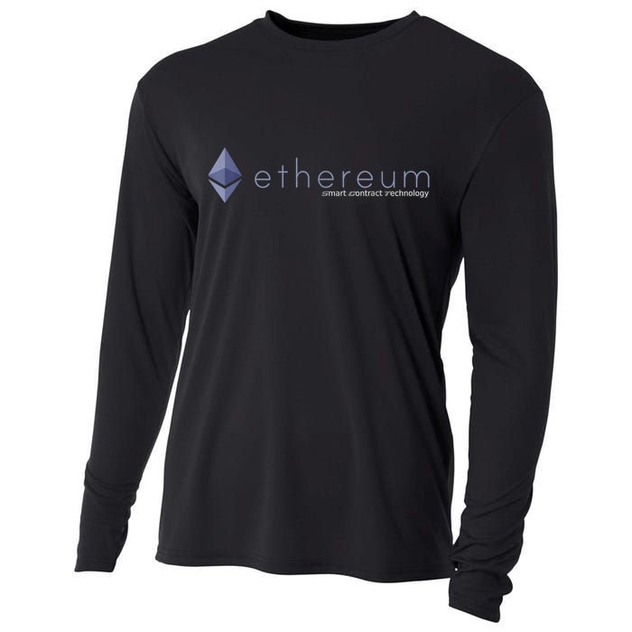 Ethereum ETH Smart Contract Technology Cooling Performance Long Sleeve Crew