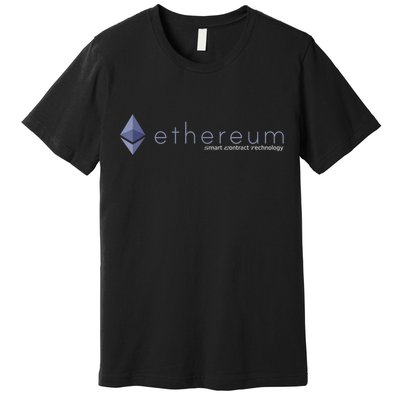 Ethereum ETH Smart Contract Technology Premium T-Shirt