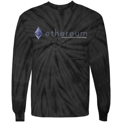 Ethereum ETH Smart Contract Technology Tie-Dye Long Sleeve Shirt